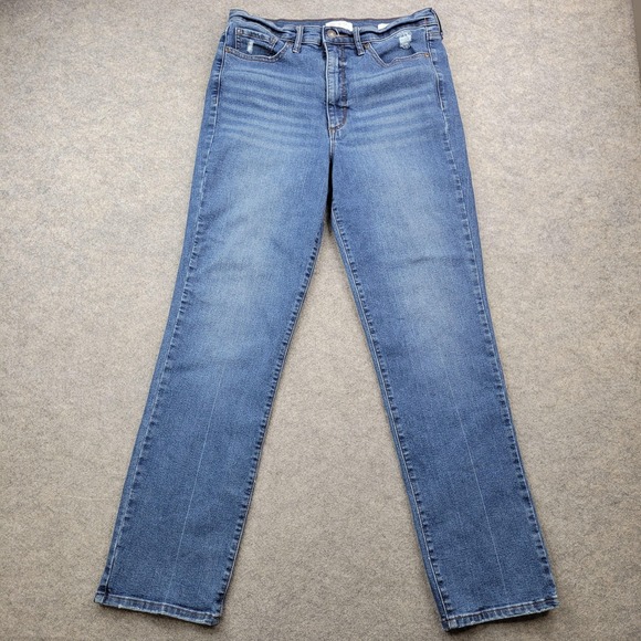 Sofia Jeans by Sofia Vergara Denim - sofia by sofia vergara High-Rise Straight Leg Jeans - Medium Blue